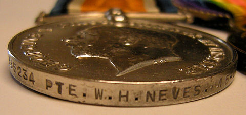 William's Medals Inscription