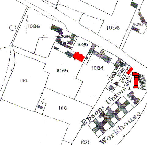 Extract from the 1843 Tithe Map