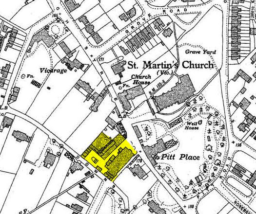 Extract from the 1932 OS Map