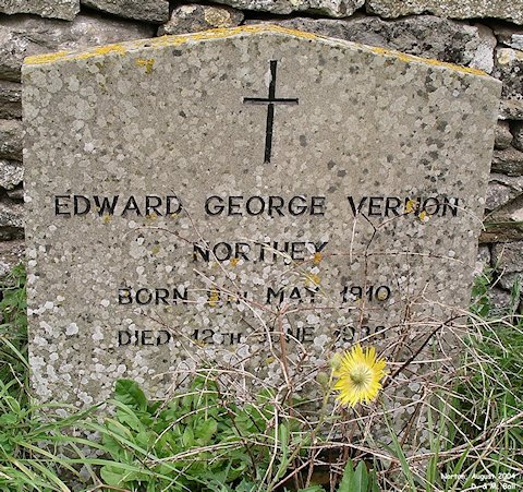 Grave of Edward George Vernon Northey Grave of Edward George Vernon Northey