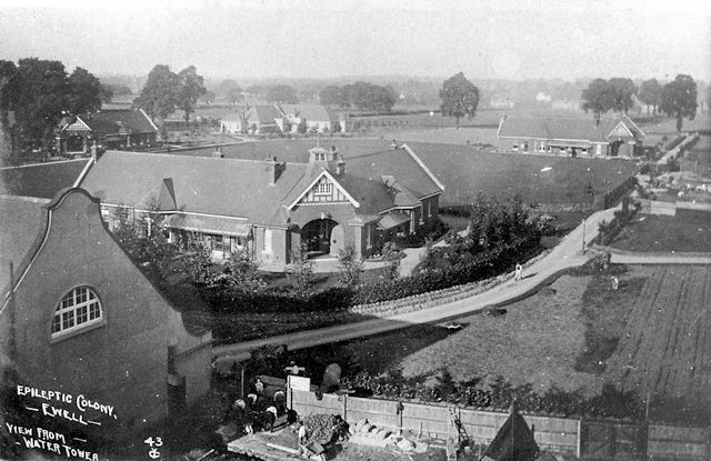 Postcard view of St Ebba's Hospital