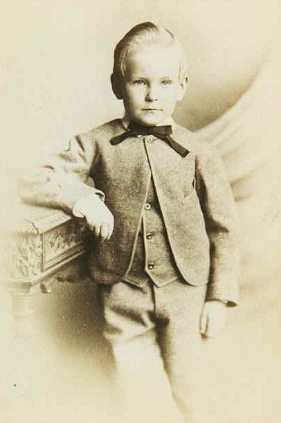 Arthur as a child