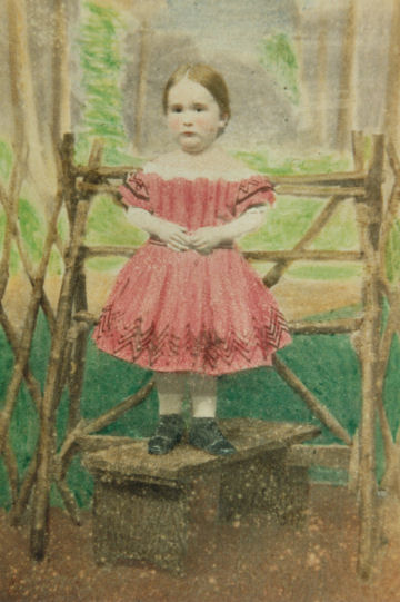 Painting of Margaret Glyn as a child