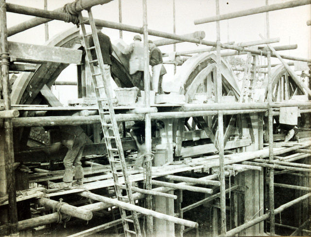 Building the Church c1908