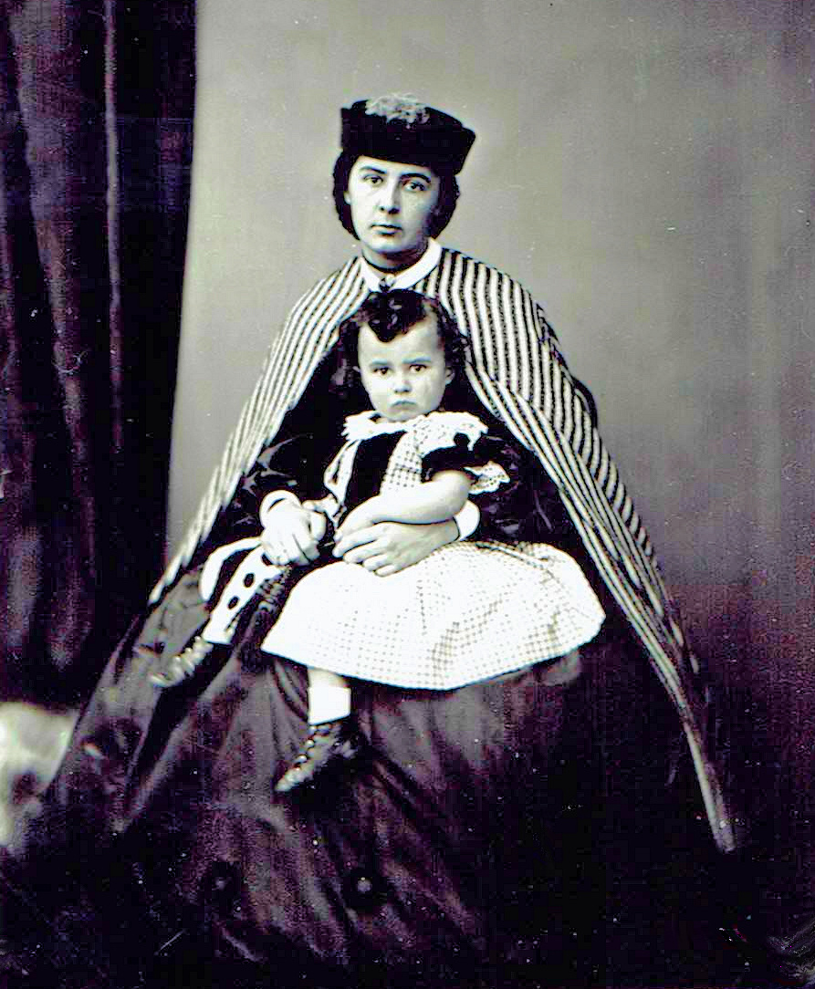 Mrs Collyer-Bristow with child