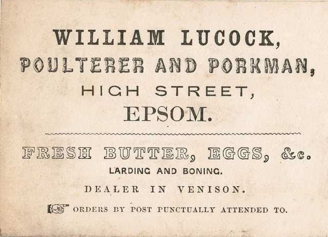 William Lucock's Business Card