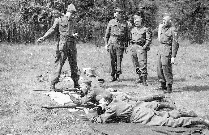 Home Guard firearm training