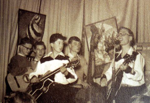 Jimmy Page during his schooldays