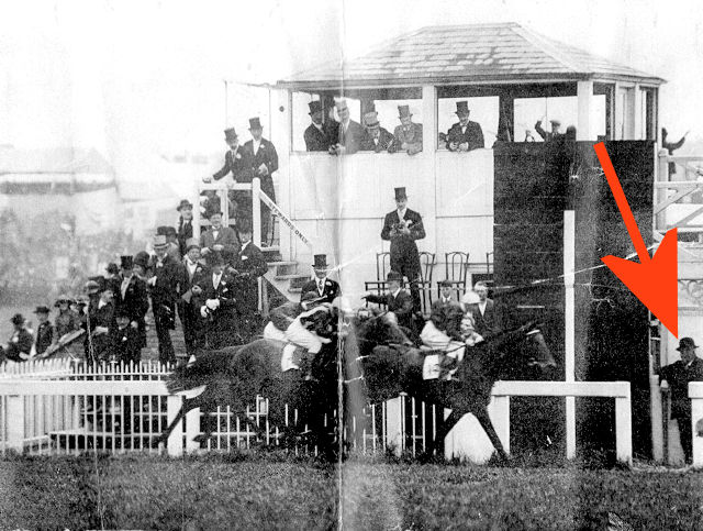 George Oakshott seen at the Finish Line during an Epsom Derby Meeting