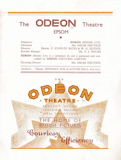 A Page from the Opening Programme