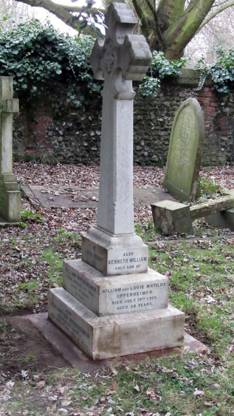 Kenneth's grave in St Marys - Image 1