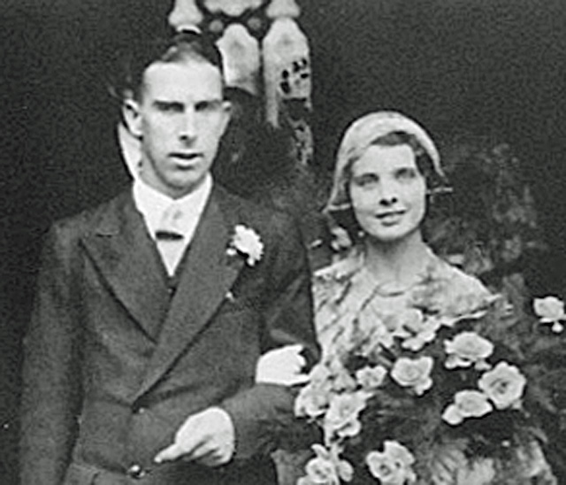 Charles and Kitty on their wedding day Charles and Kitty on their wedding day