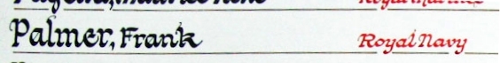 Frank's Entry in the Book of Remembrance Frank's Entry in the Book of Remembrance