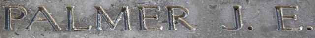 John's inscription on the Soissons memorial, France
