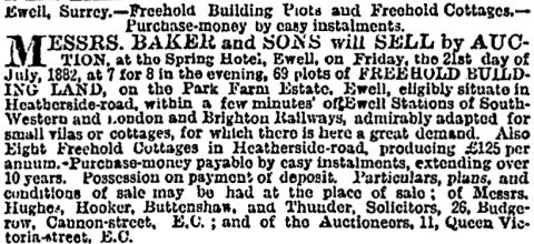 Sale Particulars Park Farm, Ewell