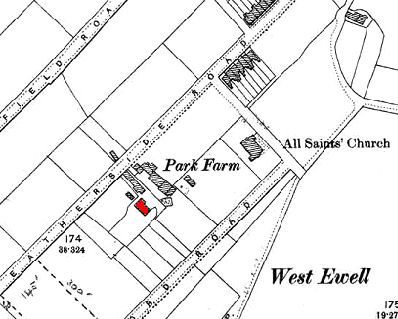 Park Farm on the 1895 OS Map Park Farm on the 1895 OS Map