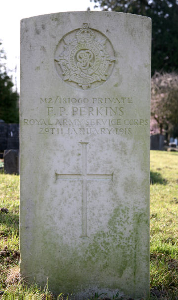 Frank's headstone in Epsom Cemetery Frank's headstone in Epsom Cemetery