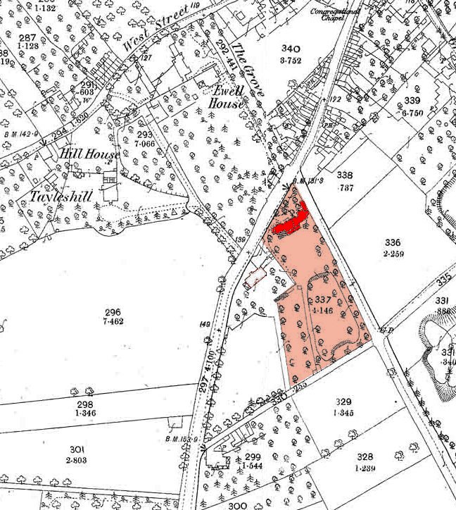 Extract from 1866 OS Map