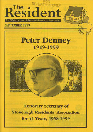 Cover of the Stoneleigh Resident Sept 1999