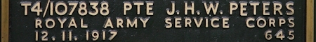 John's inscription on the CWGC memorial Epsom. John's inscription on the CWGC memorial Epsom.