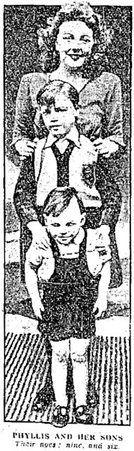 Phyllis Britton with her children Phyllis Britton with her children