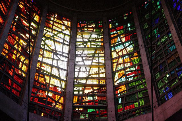 Stained glass at Liverpool Metropolitan Cathedral