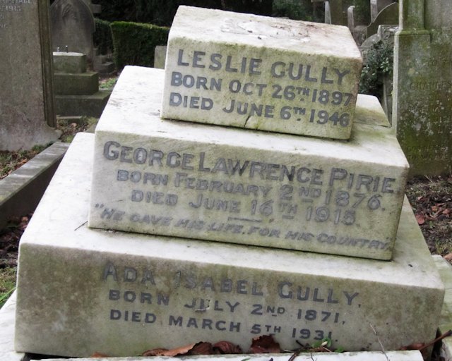 George's Grave in Epsom Cemetery George's Grave in Cemetery
