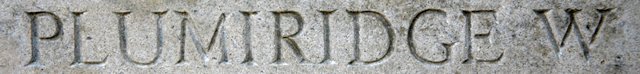 Walter's inscription on the Pozières Memorial to the missing Walter's inscription on the Pozières Memorial to the missing