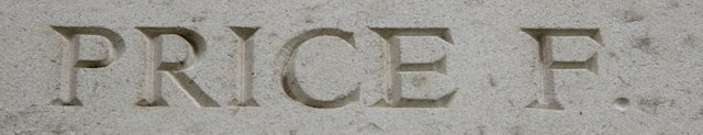 Frank's inscription on the Loos Memorial to the missing. Frank's inscription on the Loos Memorial to the missing.