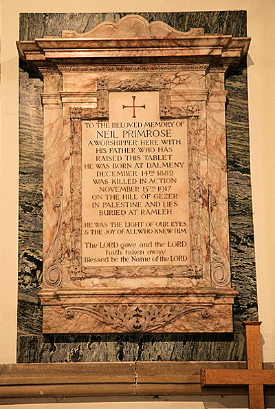 Neil's Tablet in Christ Church, Epsom