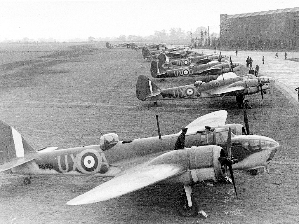 Bristol Blenheim Mk IVs. Bristol Blenheim Mk IVs.