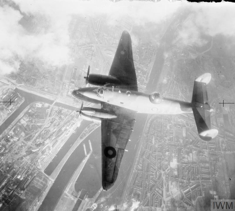 Lockheed Ventura Mark I, AE742 'YH-M', of No. 21 Squadron RAF