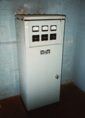 The Secondary battery rectifier. For the emergency lighting circuit.