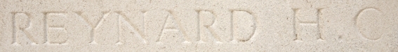 Second Lieutenant Reynard's inscription on the Loos Memorial