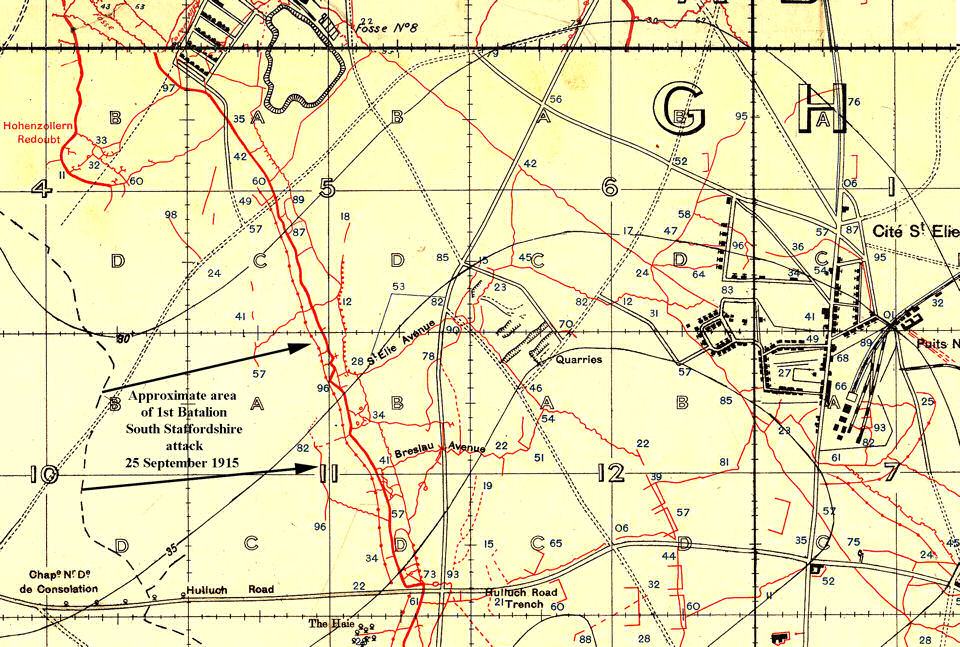 Trench Map - Click image to enlarge. Trench Map - Click image to enlarge.