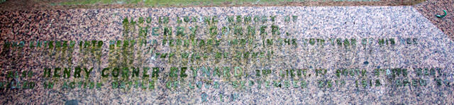 Henry is named on his parents' gravestone