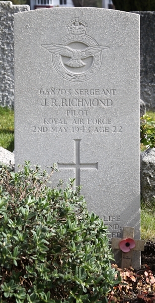 Jack's headstone in Epsom Cemetery Jack's headstone in Epsom Cemetery