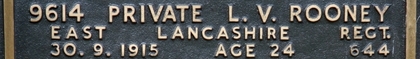 Laurance's inscription on the CWGC memorial Epsom. Laurance's inscription on the CWGC memorial Epsom.