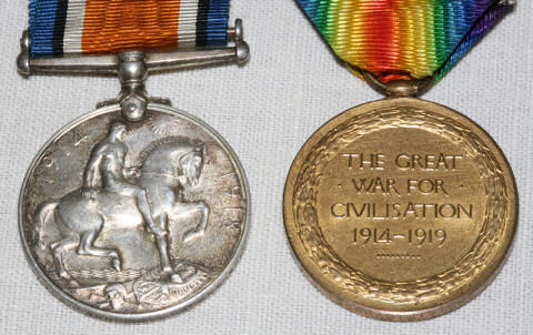 Ernest's Medals - Reverse Ernest's Medals - Reverse
