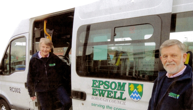 Members of the Routecall Team with Bus RC002