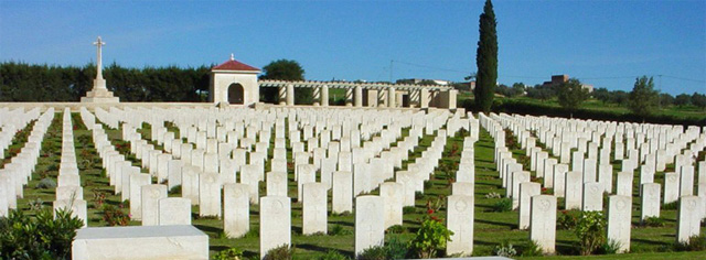 The Massicault War Cemetery, Tunisia. The Massicault War Cemetery, Tunisia.
