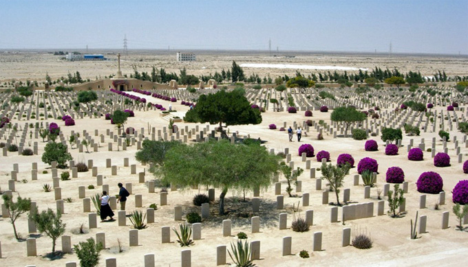 The El Alamein War Cemetery, Egypt. The El Alamein War Cemetery, Egypt.
