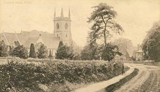 A lovely old picture of the new church c.1900