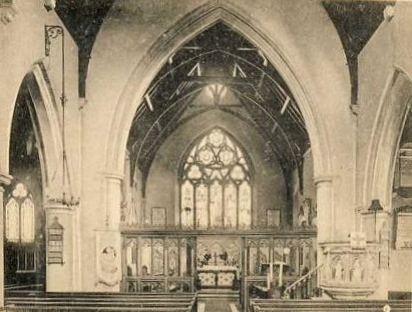 The interior c.1900 The interior c.1900