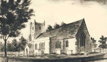 The old church from the south-east