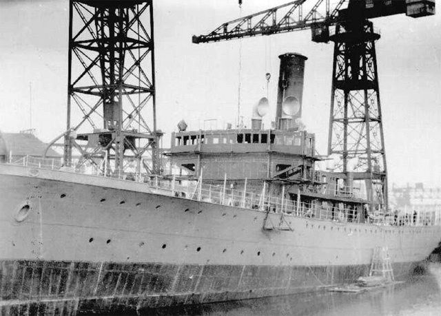 HMS Culver under construction (as USCGS Mendota), circa 1928 HMS Culver under construction (as USCGS Mendota), circa 1928