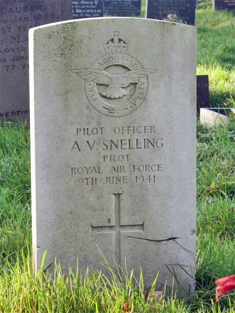 Alfred's headstone in Middleton St. George Churchyard, Durham Alfred's headstone in Middleton St. George Churchyard, Durham