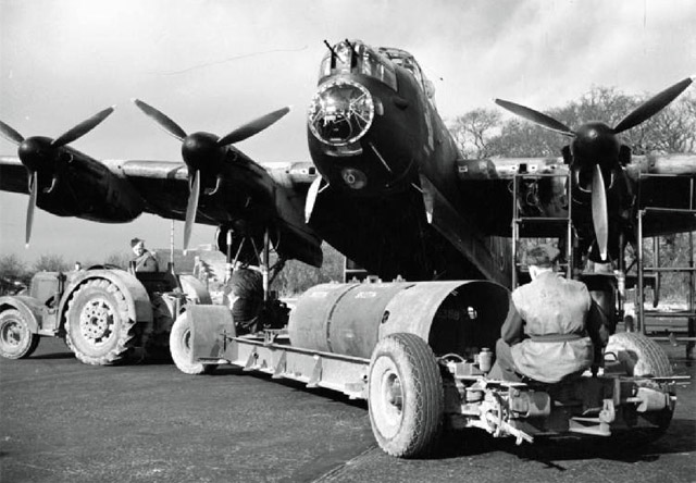 An 8,000-lb HC bomb An 8,000-lb HC bomb.