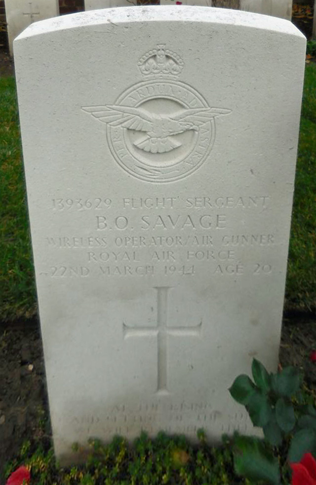 Basil's Headstone in Gosselies Communal Cemetery Basil's Headstone in Gosselies Communal Cemetery