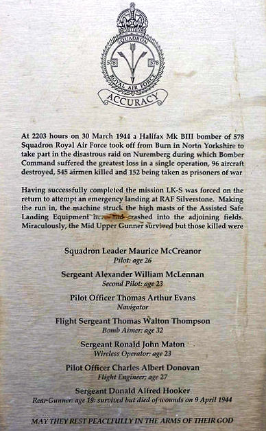War Memorial Plaque at Silverstone Circuit War Memorial Plaque at Silverstone Circuit